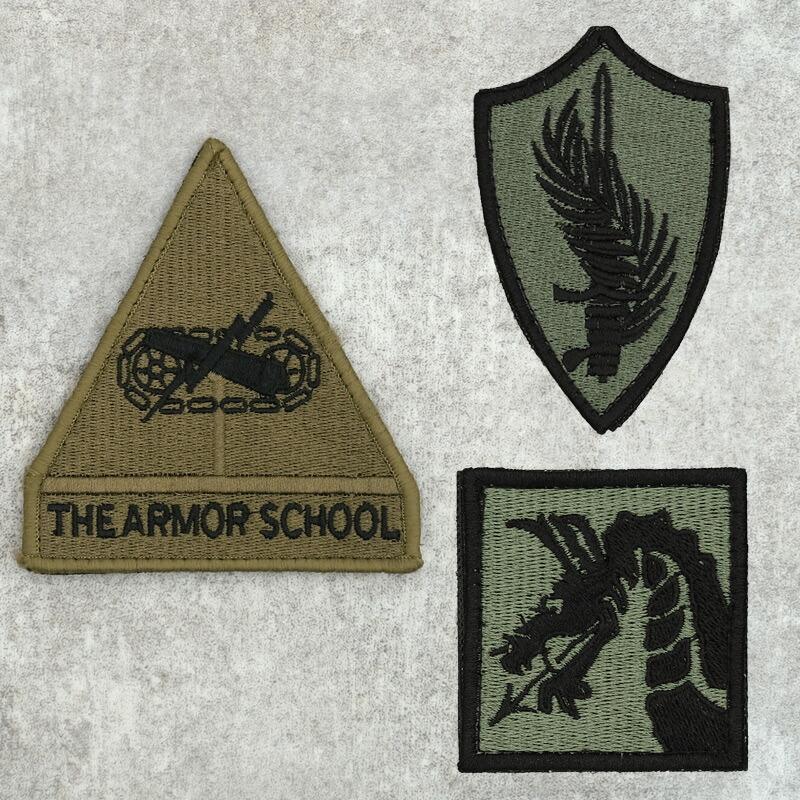 メール便可 ミリタリーワッペン ベルクロ付き EE143NNパッチ 刺繍