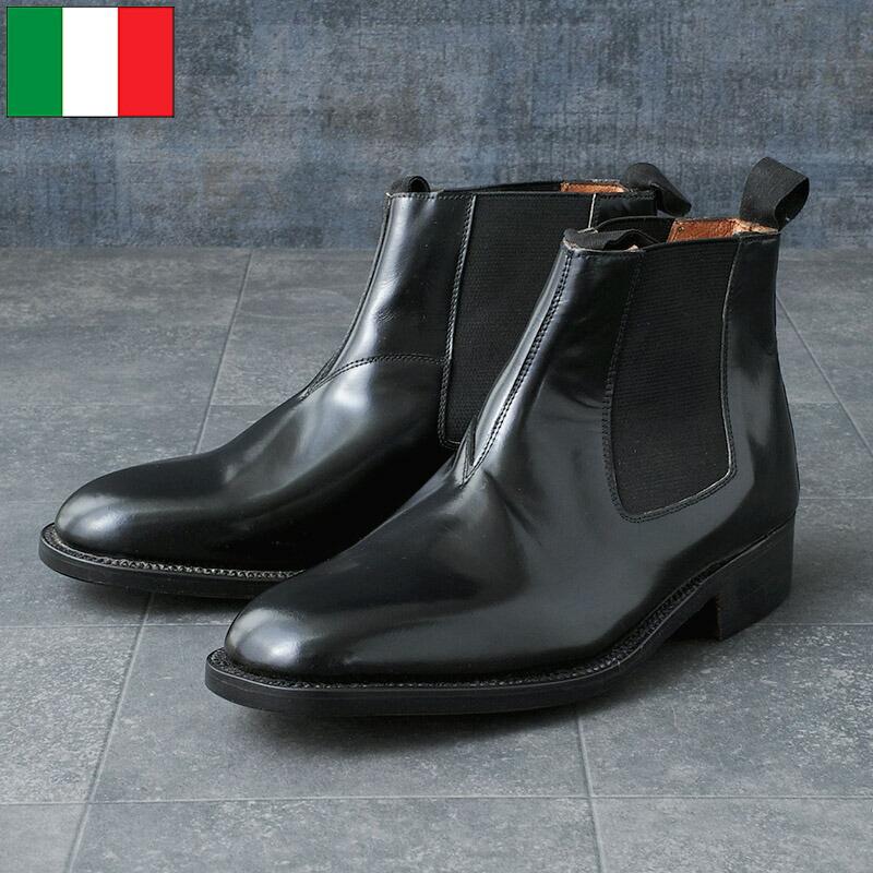 ミッケーレセッチャーリ イタリア製 26cm位 レザーベルトブーツ 茶 本革 ミッケーレセッチャーリ イタリア製 26cm位 レザーベルトブーツ