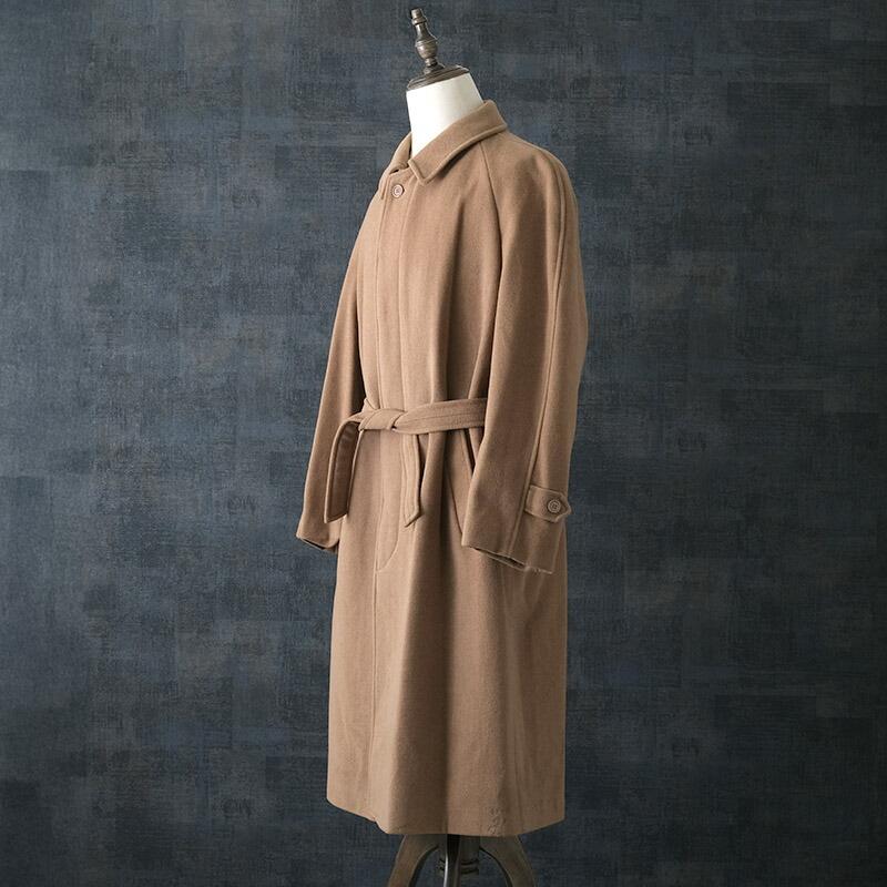 イタリア軍 ウール ナイロン カシミヤ ラグラン ステンカラーコート