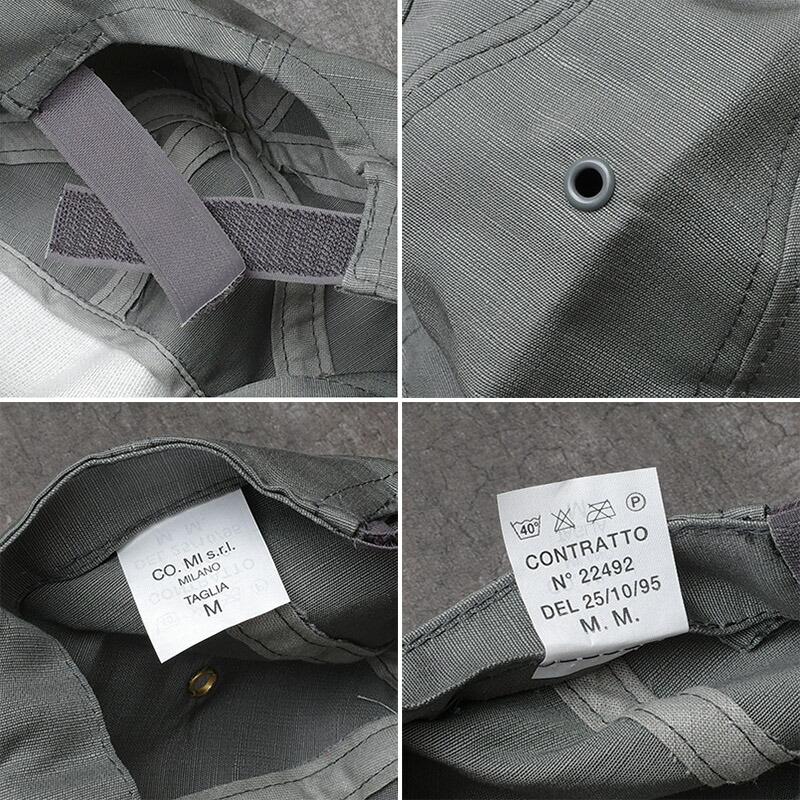 メール便可 イタリア軍 MM ワークキャップ サマー グレー デッド