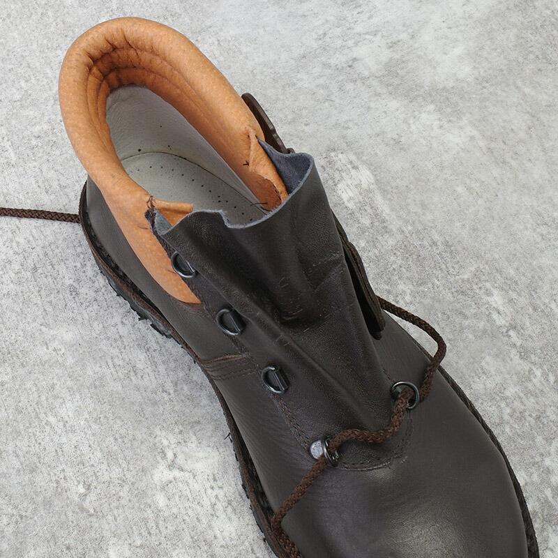 イタリア軍 EI レザー マウンテンブーツ クイックリリース ダーク