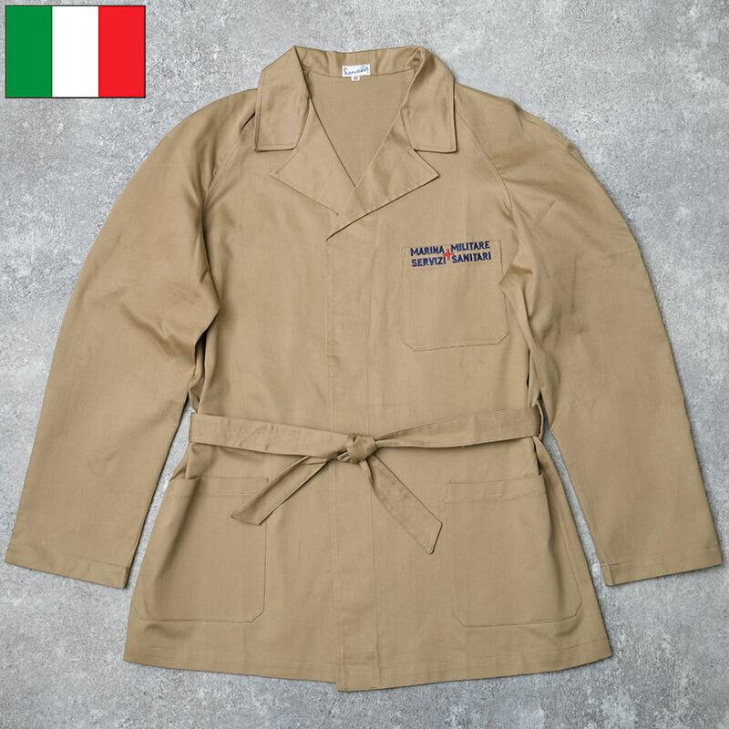 イタリア軍 MM ホスピタルジャケット カーキ デッドストック JJ401NN