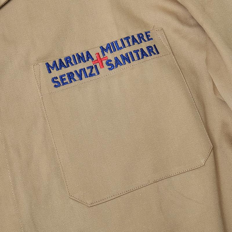 イタリア軍 MM ホスピタルジャケット カーキ デッドストック JJ401NN