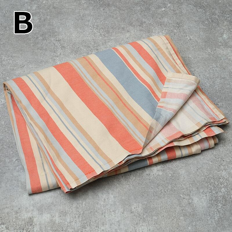 イタリア軍 ベッドシーツ ストライプ USED EE888UN 寝具 フラット