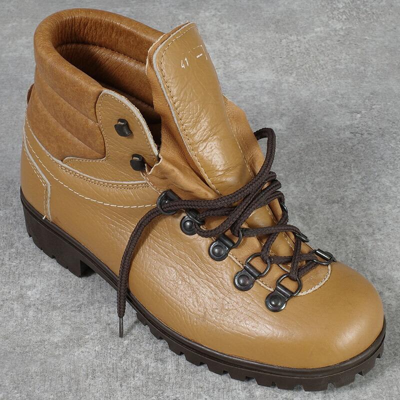 イタリア軍 EI レザー マウンテンブーツ キャメル デッド