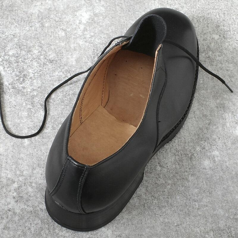 イタリア軍 AMI レザー ドレスシューズ ブラック 5ホール デッド