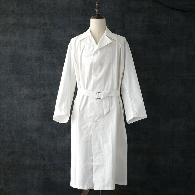 【デッドストック】60s　フランス軍　ワークコート（メカニック用？） ロング丈 DEAD STOCK】French Army Work Coat & Belt フランス軍 ワーク