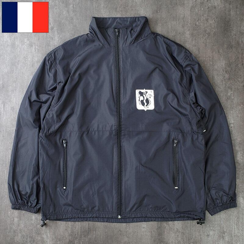 フランス軍 トレーニングジャケット ネイビー デッドストック JJ399NN