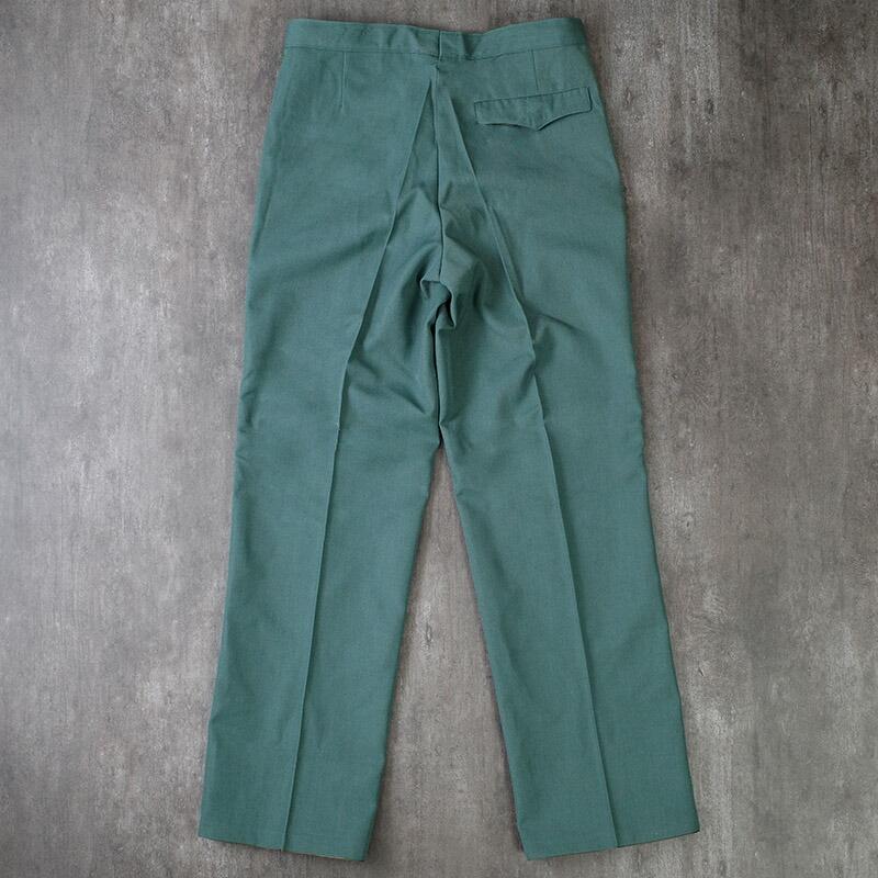 東ドイツ ポリス ユニフォームパンツ グリーン デッドストック PP487NN