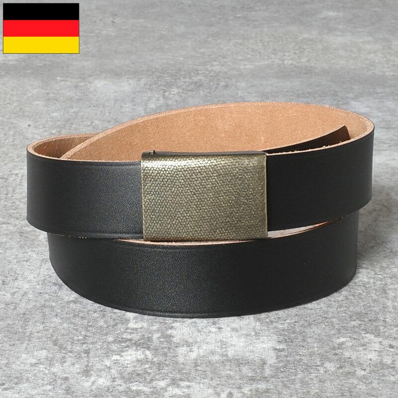 ドイツ軍 トラウザーズ レザーベルト ブラック デッドストック SB001NN