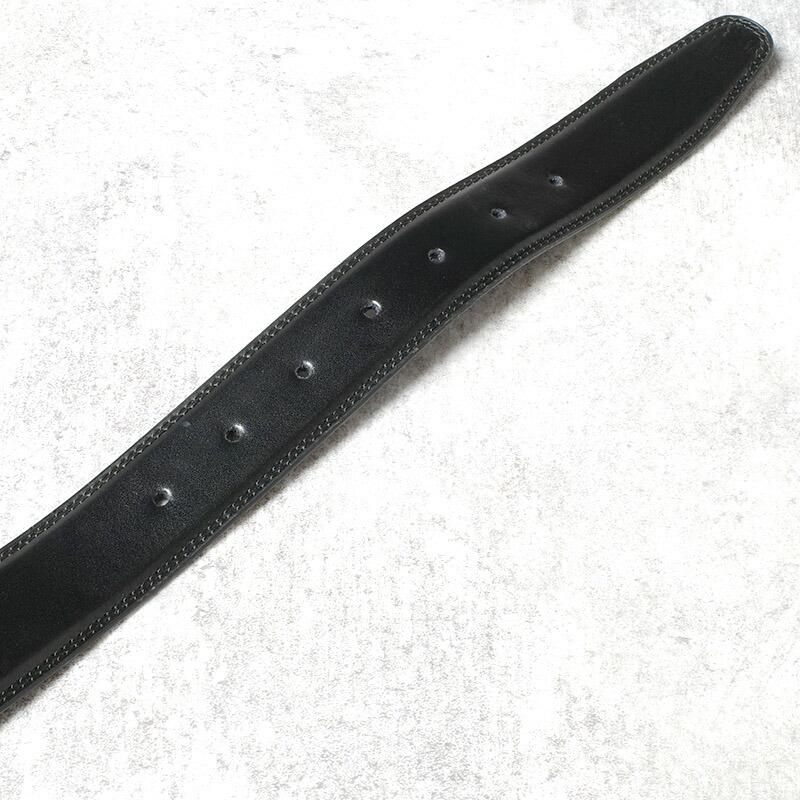 オランダ軍 オフィサー レザーベルト ブラック デッドストック SB085NN