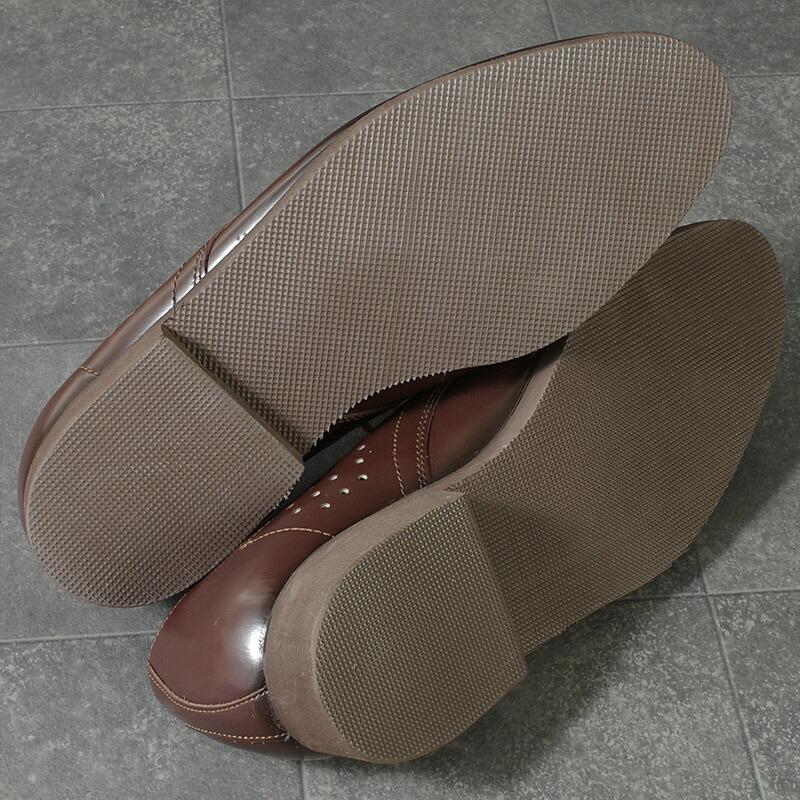 米軍 サービスシューズ ブラウン系 US8 1/2 40-50年代 デッドストック U.S NAVY サービスシューズ ブラウン と