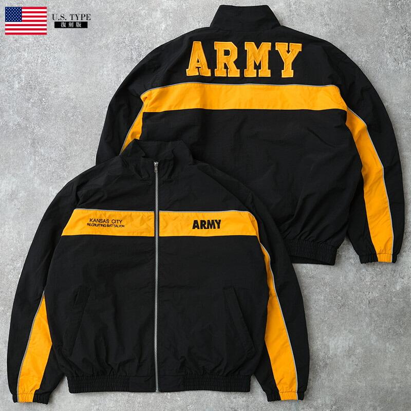 YMCLKY 米軍タイプ ARMY ウィンドブレーカー JJ388YNブラック メンズ
