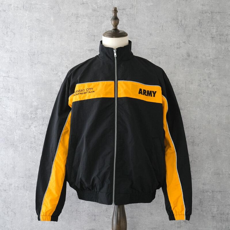 YMCLKY 米軍タイプ ARMY ウィンドブレーカー JJ388YNブラック メンズ