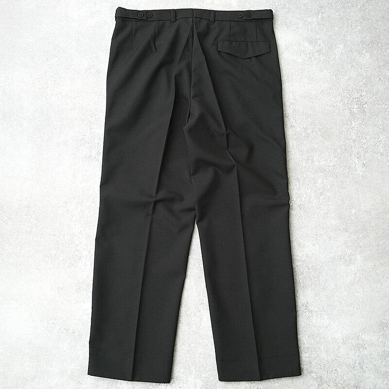 ハンガリー軍 サイドライン ドレスパンツ ブラック デッドストック