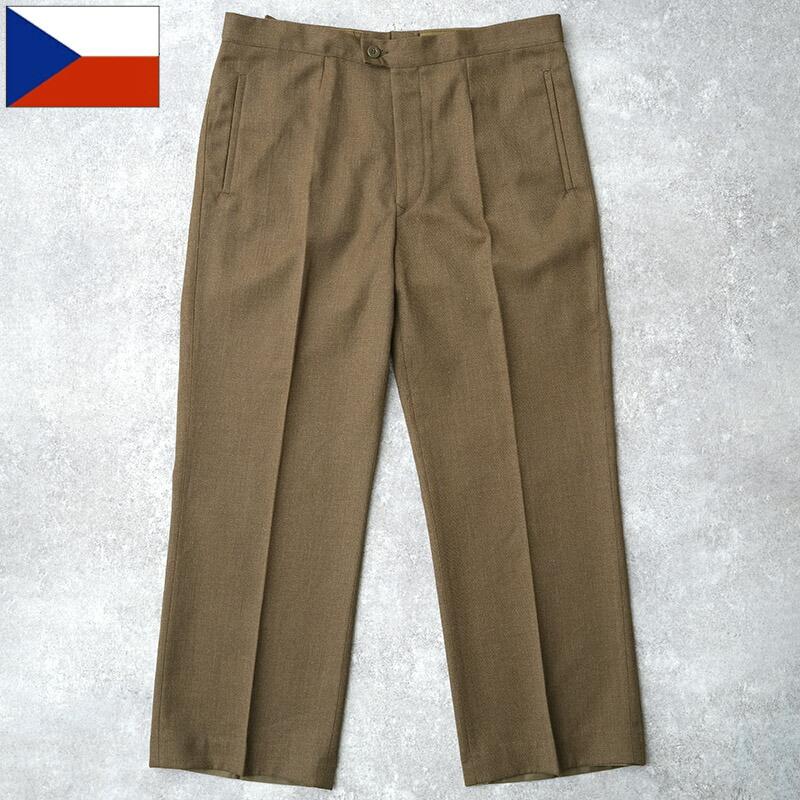 チェコ軍 M-63 ドレスパンツ ブラウン デッドストック PP485NN M63