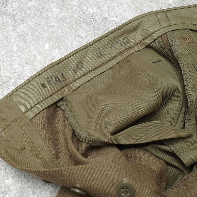 チェコ軍 M-63 ドレスパンツ ブラウン デッドストック PP485NN M63