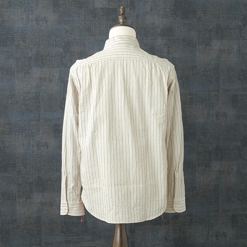 SUGAR CANE SUGARCANE シュガーケーン #SC28652 長袖 コークストライプ