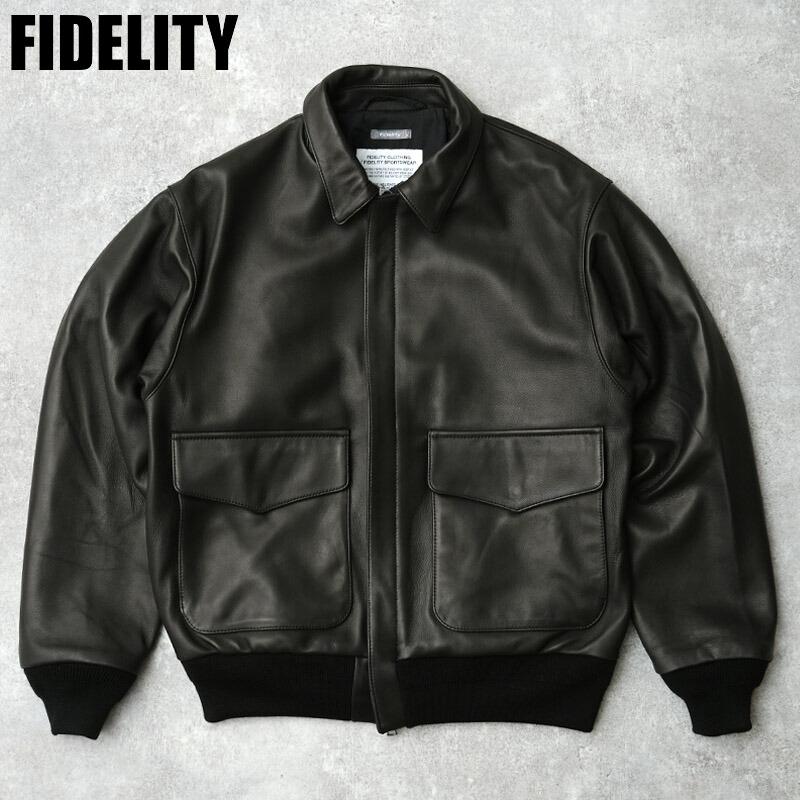 FIDELITY フィデリティ #SN-23775026 ラムレザー A-2 ジャケット