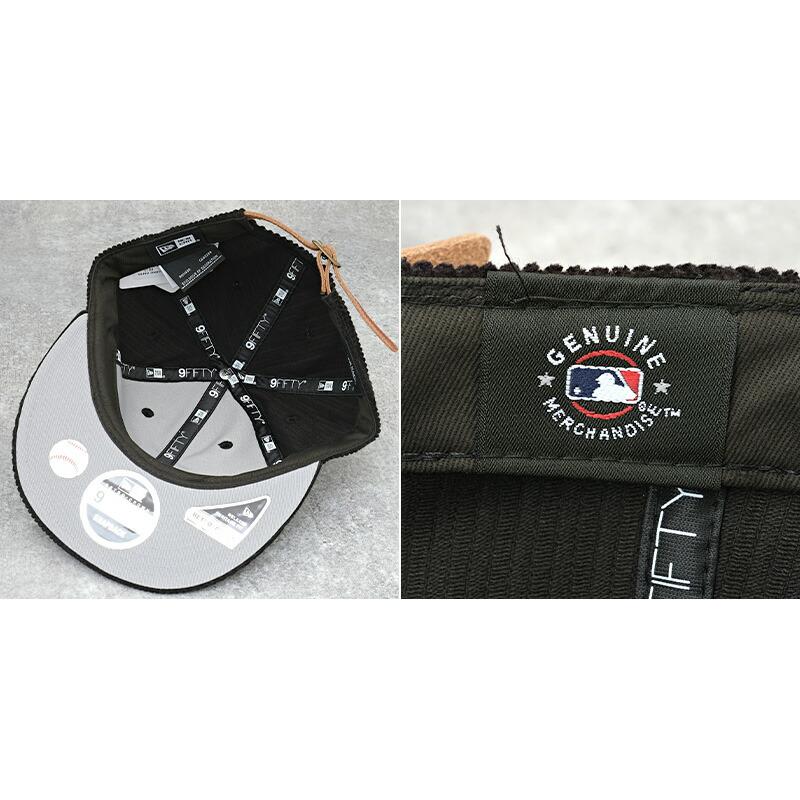 【海外限定】 NEWERA ドジャース ブラックコーデュロイ スナップバック ② Retro Grade NEWERA ニューエラ RETRO CROWN 9FIFTY レザー