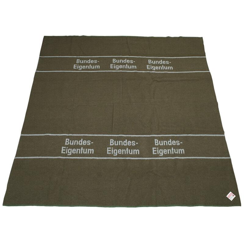 ドイツ軍 60s ウールブランケット 200×210cm デッドストック