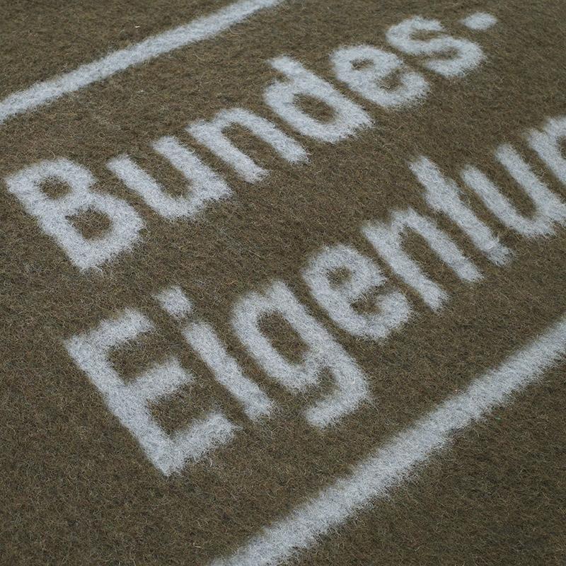 ドイツ軍 60s ウールブランケット 200×210cm デッドストック