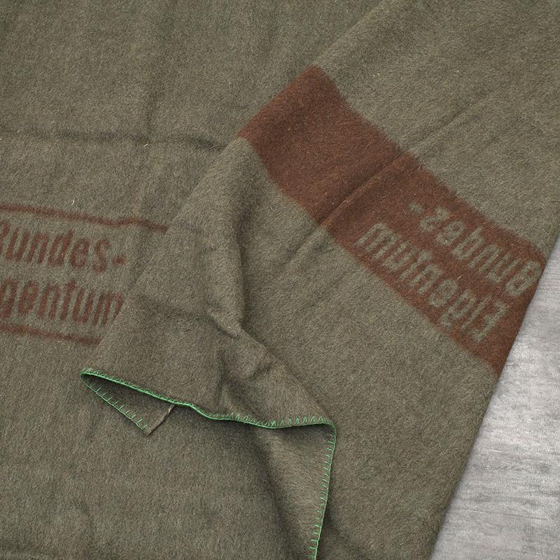 ドイツ軍 60s ウールブランケット 200×210cm デッドストック