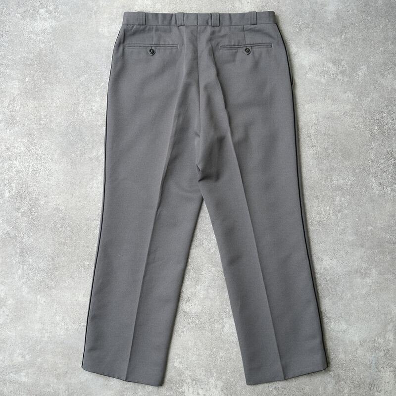 スイス軍 サイドライン ドレスパンツ ツイル ライトグレー USED