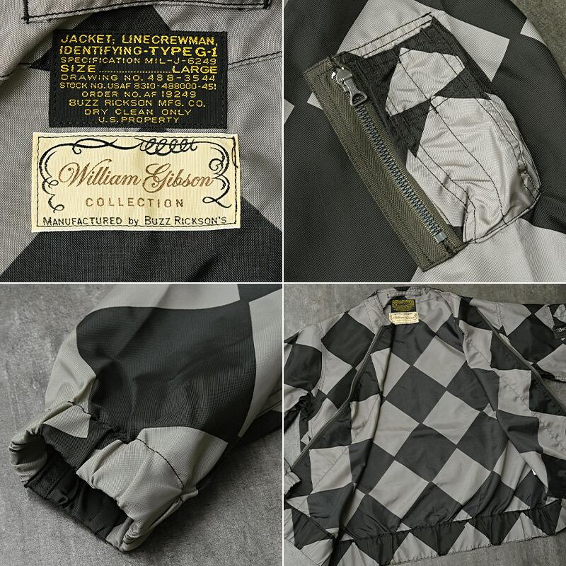 BUZZ RICKSON'S バズリクソンズ #BR15810 G-1 ブラック ラインクルーマン ジャケット WILLIAM GIBSON COLLECTION G1 ウィリアム | BUZZ RICKSON'S | 04