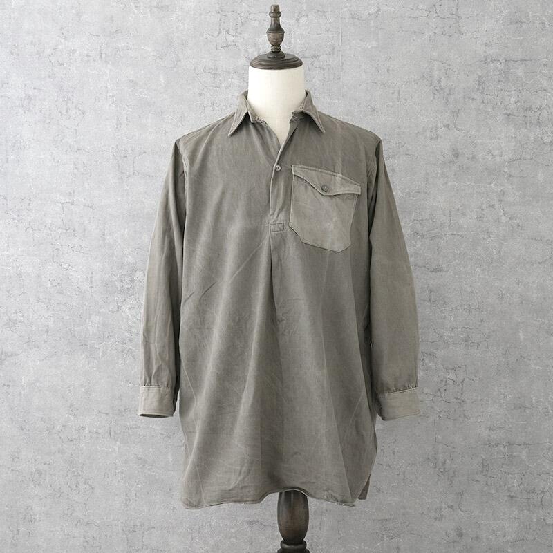 スウェーデン軍 M39 グランパシャツ ツイル USED JS237UN SWD M-39