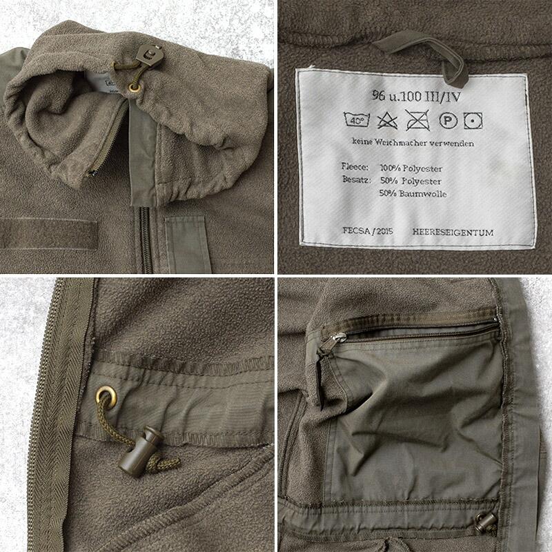 オーストリア軍 アルパイン フリースジャケット USED JJ413UN 防寒