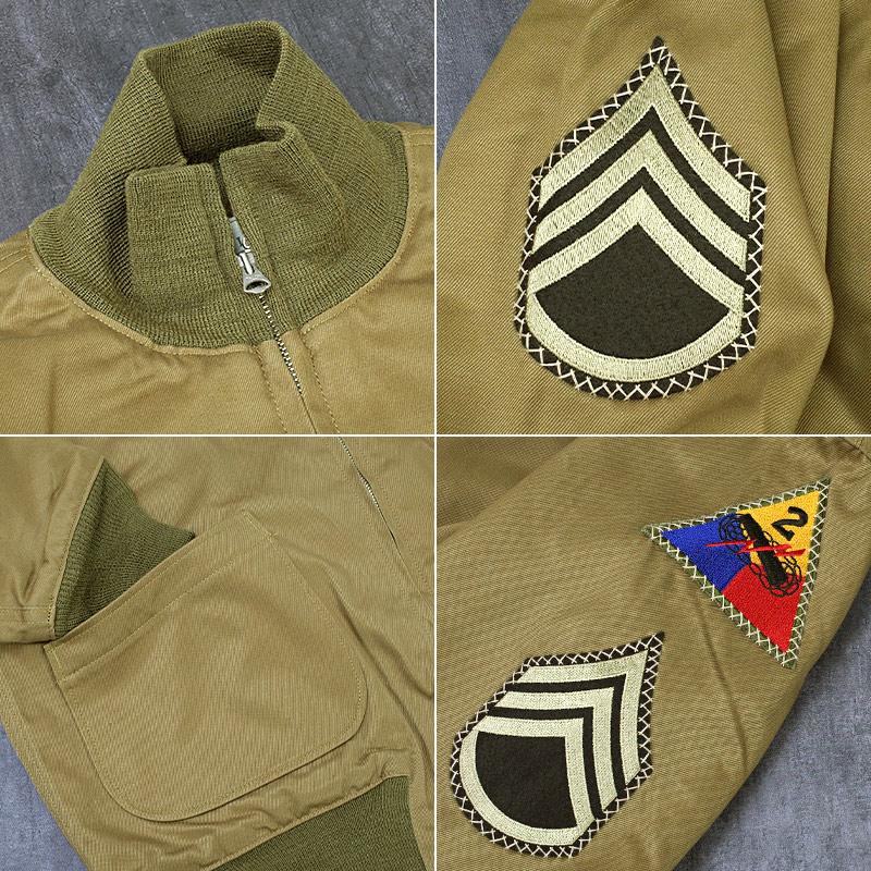 BUZZ RICKSON'S バズリクソンズ #BR15751 タンカースジャケット パッチポケット『BUZZ RICKSON CO. 2nd ARMOR DIVISION』メンズ 男性 アウター ブルゾン コンバの画像