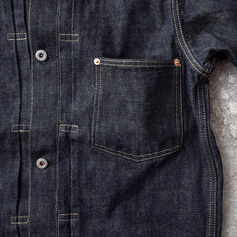 13.5oz デニムジャケット 大戦モデル #JJ389YNブルー ブラック 13.5