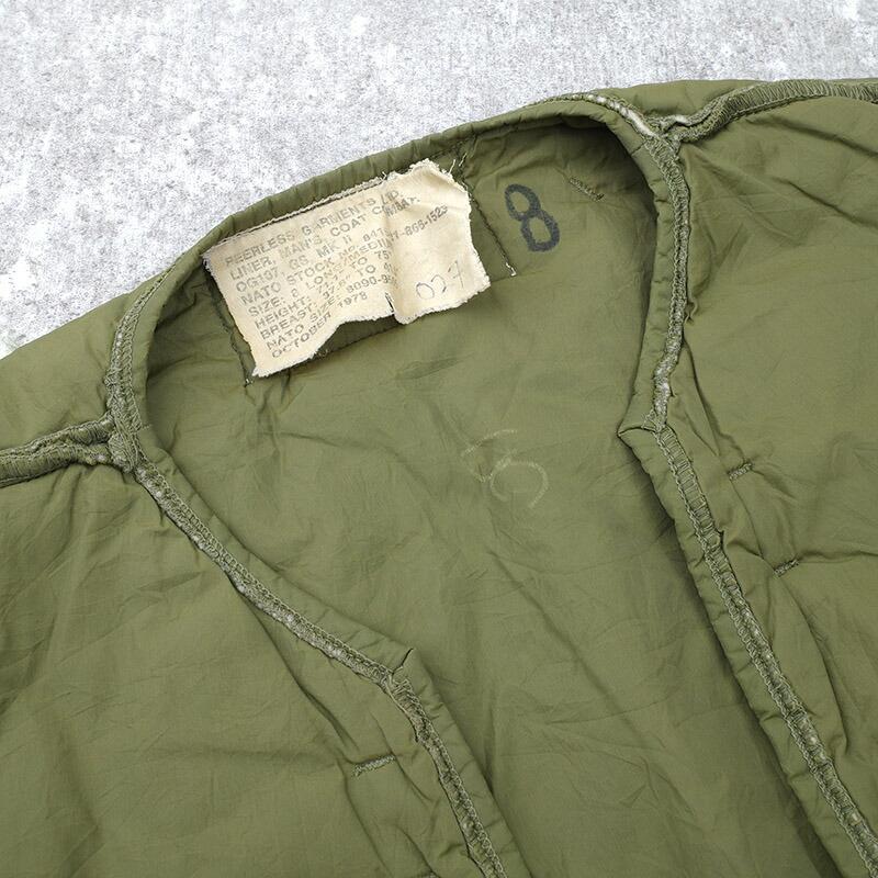 カナダ軍 MK2 コンバット ライナージャケット オリーブ USED JJ412UN