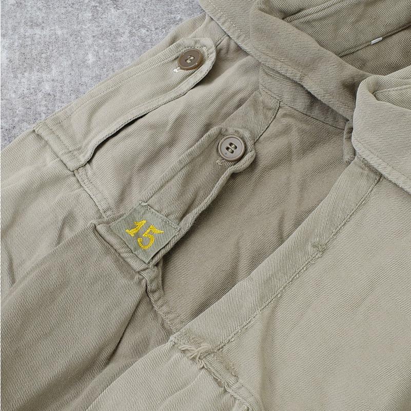 スウェーデン軍 M39 ワークシャツ コットンツイル グレー USED JS238UN