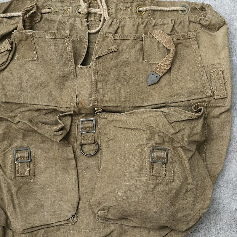 チェコ軍 リュックサック リネン ※ショルダーストラップ無し USED