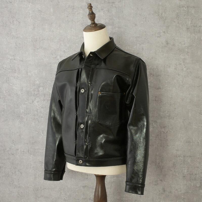 BUZZ RICKSON'S バズリクソンズ #BR80665 ブラック レザー ブラウス