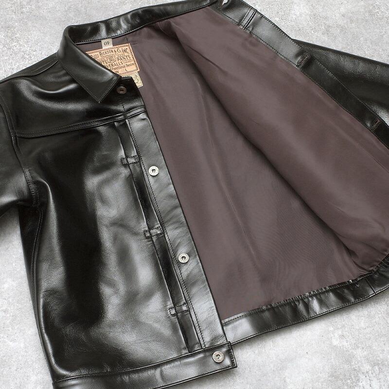 BUZZ RICKSON'S バズリクソンズ #BR80665 ブラック レザー ブラウス