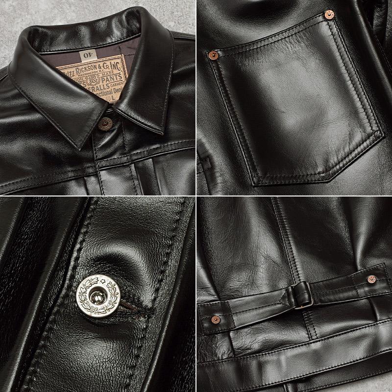 BUZZ RICKSON'S バズリクソンズ #BR80665 ブラック レザー ブラウス