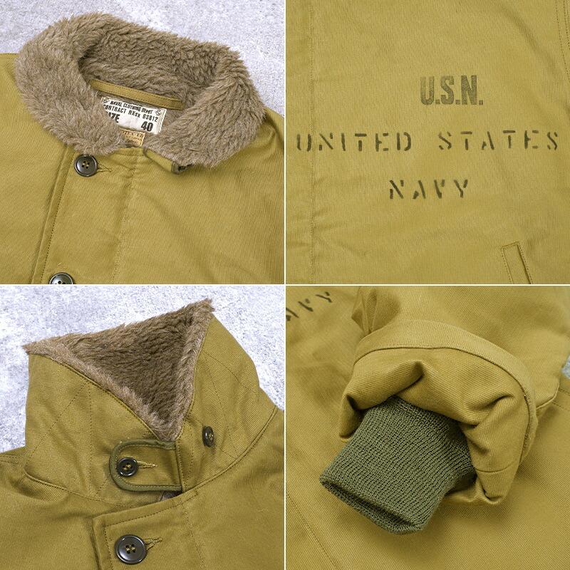 バズリクソンズ TYPE N-1 DEPARTMENT DEMOTEX-ED Buzz Rickson's N-1 KHAKI NAVY DEPARTMENT DEMOTEX-ED BR15345