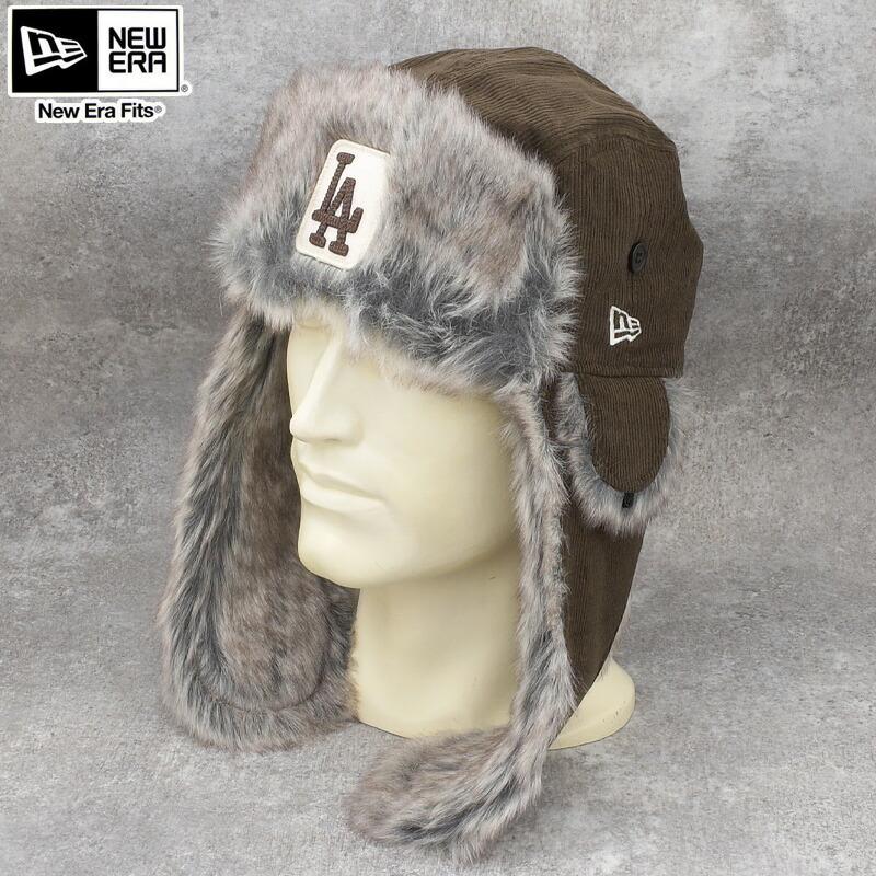 NEWERA ニューエラ トラッパー コーデュロイ ウォルナット