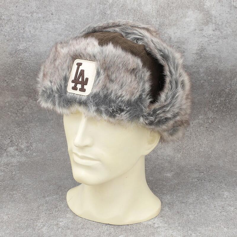 NEWERA ニューエラ トラッパー コーデュロイ ウォルナット