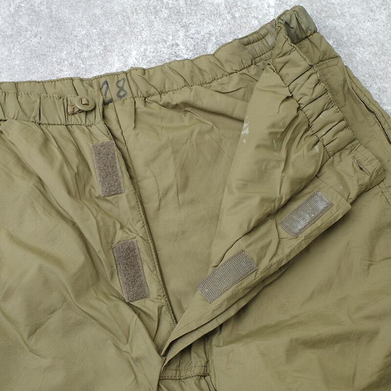 イギリス軍 PCS 中綿入り サーマルパンツ USED PP496UN 英国 UK 軽量