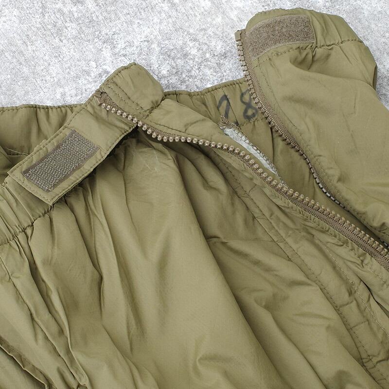 イギリス軍 PCS 中綿入り サーマルパンツ USED PP496UN 英国 UK 軽量