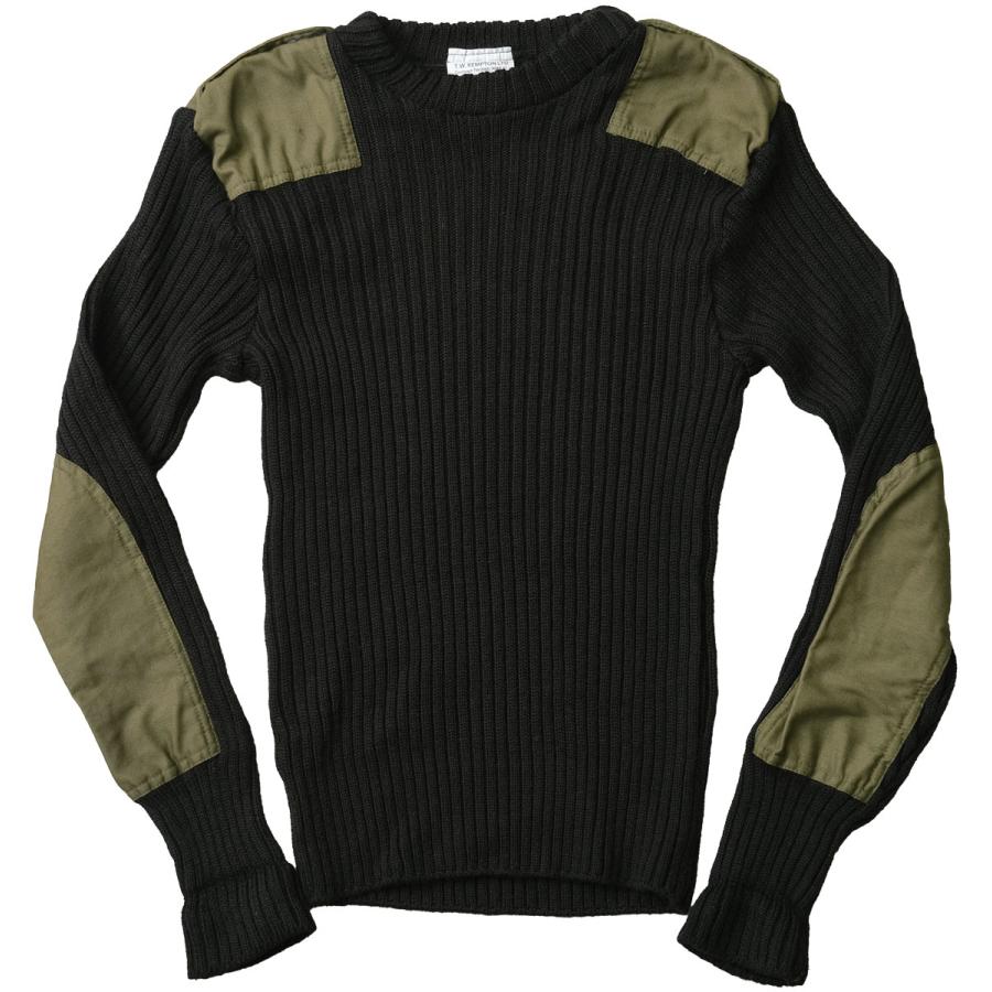 オランダ軍 コマンドセーター 黒染め デッドストックJW031NDKempton社