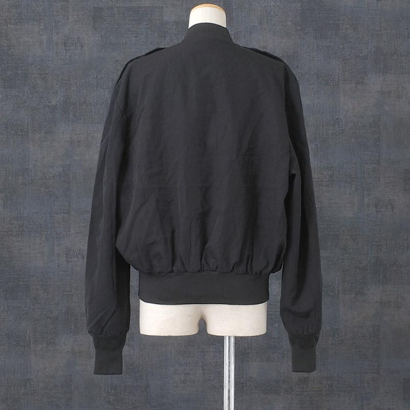 米軍 NAVY オフィサージャケット ポリウール ブラック レディース