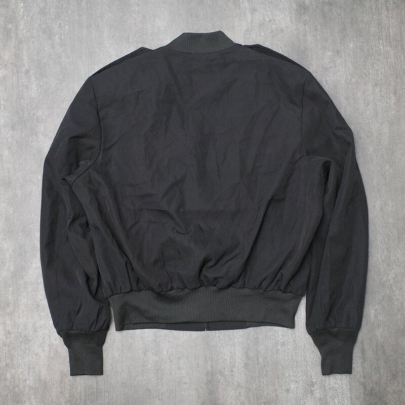 米軍 NAVY オフィサージャケット ポリウール ブラック レディース