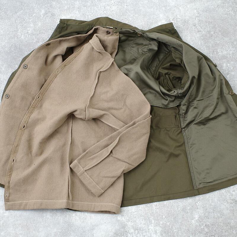 イタリア軍 AMI フィールドジャケット ライナー付き オリーブ USED