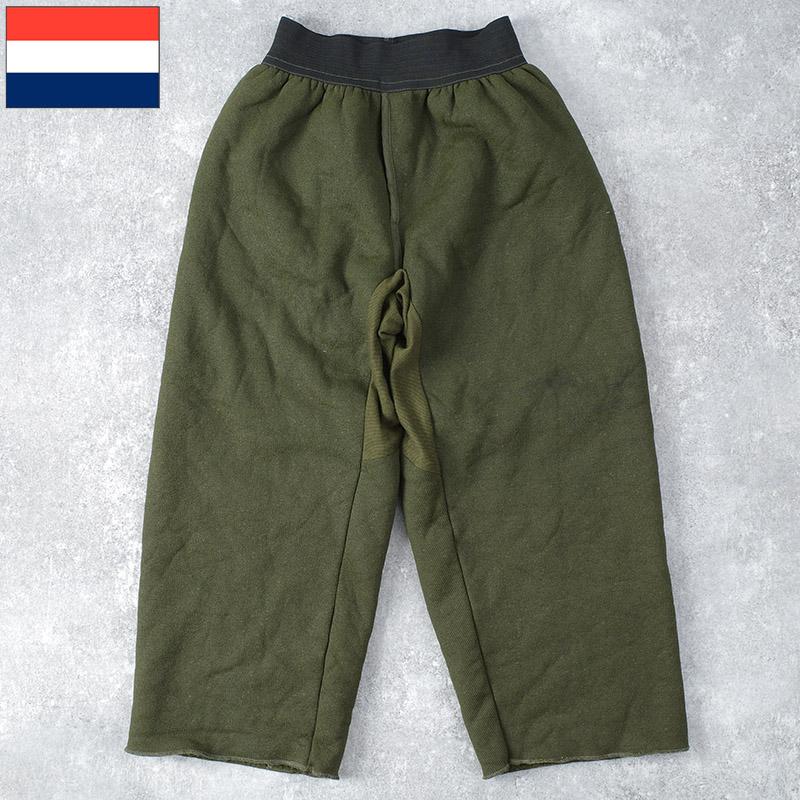 オランダ軍 ボアライナーパンツ PROF BV OMMEN NL オリーブ USED