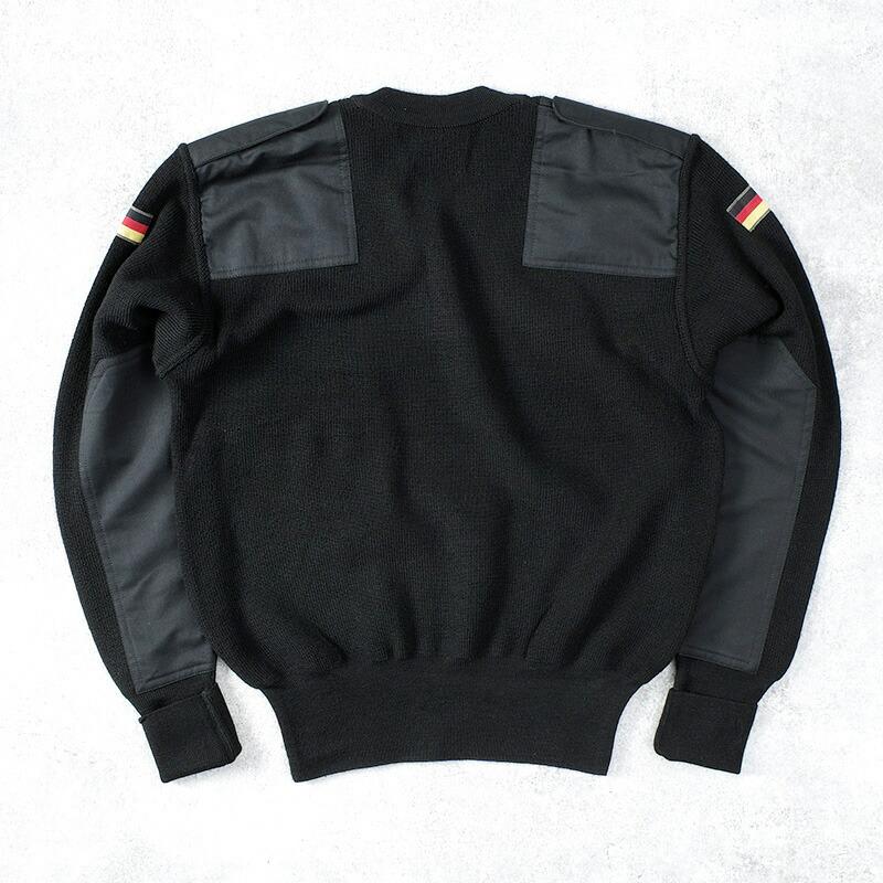 ドイツ軍 コマンドセーター ブラック USED JW079UN BW ウール ナイロン